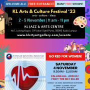 KL ARTS & CULTURE FESTIVAL ’23  GO RED FOR WOMEN!