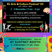 KL ARTS & CULTURE FESTIVAL ‘23  SUSTNET Booth