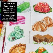 Watercolour Workshop – Malaysian Kuih Illustration