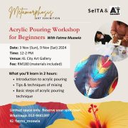 Acrylic Pouring Art Workshop for Beginners with SelTA Artist Fatma Muawia